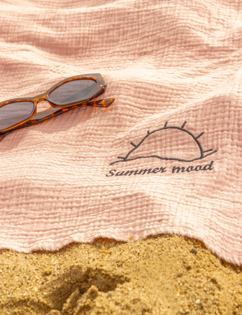 Pareo Rosa, Beach cover-up, beach swimsuit bedspread, universal size